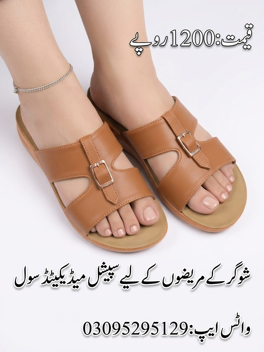 Premium Women’s Medicated Comfort Slippers – Soft Cushion Sole for Diabetic & Sensitive Feet